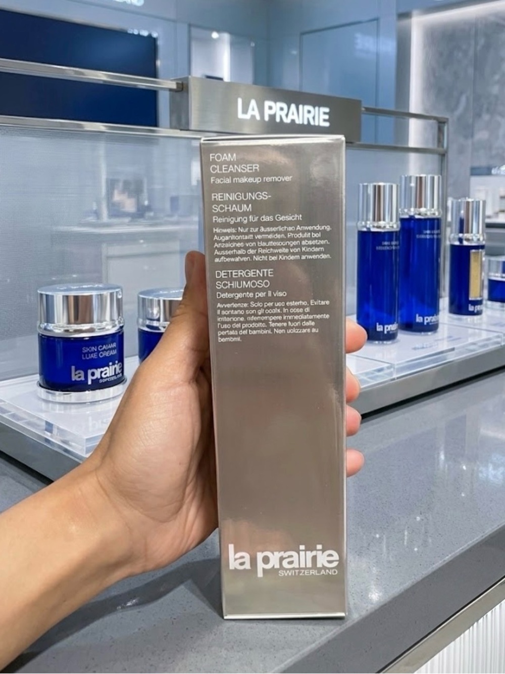 La Prairie Foam Cleanser 4.0 oz / 125 ml NEW in Retail Box Switzerland